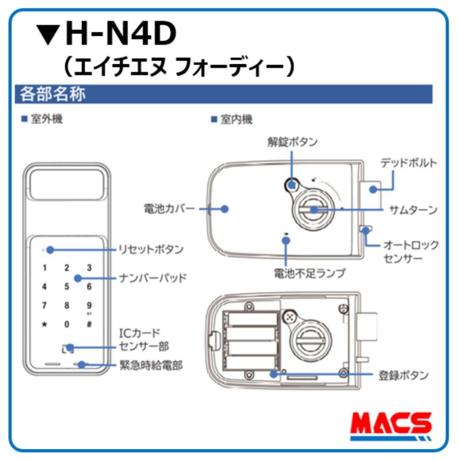 H-N4D各部名称